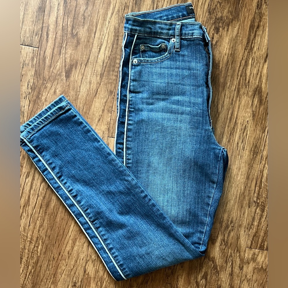 Banana Republic High Rise Skinny Blue Jeans